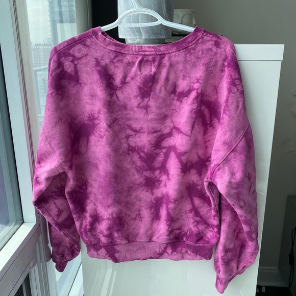 Gap Pink Tie Die Sweater - Size XS - Picture 2 of 2